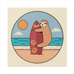 Sloth vacations Posters and Art